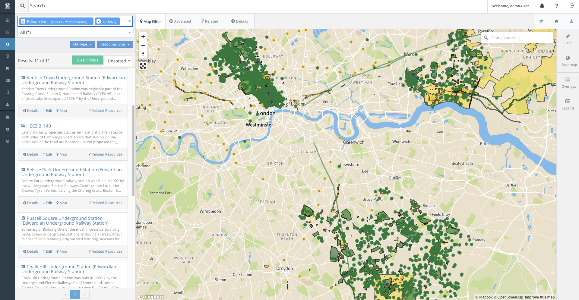 Find all Edwardian Rails